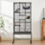 69" Rolling Metal Ferret Cage, Large 4-Tier  Cage, Small Animal Cage with Ramps & Tray, Easy to Set E415-JSXDL301869I2SROXV0