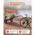 Bike Cargo Trailer 60 lbs Load 3-in-1 Bicycle Wagon Cart Folding, Backpack/Trailer/Pushcart Mode wi E415-CGKZXCHYTCHJQV7CF001V0