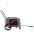 Pet Bike Trailer Red and Gray Oxford Fabric and Iron A949-93901