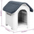 Dog House Grey 23.2x29.5x26.0" Polypropylene A949-152226