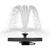 Solar Powered Birdbath to Water Fountain Kit with 4 Nozzle Heads Q280-BPSBFH2299145837