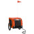 Pet Bike Trailer Orange and Black Oxford Fabric and Iron A949-93998