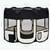Foldable Dog Playpen with Carrying Bag Black 35.4"x35.4"x22.8 A949-171005