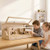 Wooden Hamster Cage 39.4"x20.5"x19.9" 270?° Viewing Hamster Habitat, Chewproof Acrylic Small Animal E415-MZCSLYMSFDD38MUPV001V0
