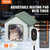 Elevated Heated Cat House, Outdoor Kitty Shelter with Timer, 600D Oxford Cloth Foldable Cat Shelter E415-FWSBYMBHSNJBKOLU0V1