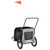 Pet Bike Trailer Black and Gray Oxford Fabric and Iron A949-93853