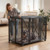 38 Inch Heavy Duty Dog Crate, Max Load 250 lbs, Foldable Indestructible Escape-Proof Dog Kennel Ind E415-GLTZ38INCHDLOSWHY001V0