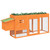 Chicken Coop Brown 80.3"x19.7"x33.1" Solid Wood Pine A949-172236