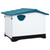 Dog House Blue 35.6"x26.8"x26" Polypropylene A949-152229
