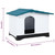 Dog House Blue 35.6"x26.8"x26" Polypropylene A949-152229