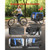 Dog Bike Trailer, Supports up to 66 lbs, Pet Cart Bicycle Carrier for Small & Medium Dogs, Easy Fol E415-TCSCWZXCTC50OVVG5001V0