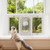 Cat Door for Window, Adjustable to Fit Window Width 31"-36", 4 Secure Lock Modes, Aluminum Frame an E415-CHMMZYSSK313HZ9S2001V0
