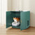 Cat Litter Box Enclosure, 31.5 in Hidden Litter Box Cabinet, Wooden Indoor Cat Washroom with Ventil E415-JSLMMSPWQ315F4YRL001V0