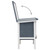 Outdoor Rabbit Hutch 1 Layer Gray Wood A949-170828