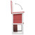 Outdoor Rabbit Hutch 1 Door Red Wood A949-170833