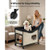 Elevated Lounge Pet Bed, Foldable Bunk Dog Bed with 600D Oxford Cloth and Dutch Velvet, Portable Ra E415-GJGCSCGJLWTZ7U2YO001V0