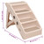 Folding Dog Stairs Cream 24.4"x15.7"x19.5 A949-170984