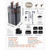 396GPH Canister Filter, 4-Stage External Aquarium Filter with Timed Light, Powerful Pump, Water Cir E415-SZXGLQYUV150J344C001V1