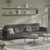  2-Seater Sofa Bed Dark Gray Velvet A949-375938