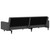  2-Seater Sofa Bed Dark Gray Velvet A949-375938