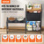 Pet Feeding Station with Storage, Elevated Dog Bowls, Raised Dog Bowl Stand, Dog Food Storage and F E415-JSCCHSWJ3622FIZLTV0