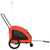 Pet Bike Trailer Orange and Gray Oxford Fabric and Iron A949-93984