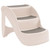 Folding 3-Step Dog Stairs Cream 19.7"x15"x15" Plastic A949-152233