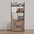 Cat Litter Box Enclosure Furniture, 23.6 in Hidden Litter Box Cabinet with Storage Shelves, Modern  E415-XHSCBBSNJSMS8FWBX001V0