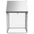 Outdoor Dog Kennel with Roof 39.4"x39.4"x59.1 A949-171495