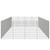 Free Range Animal Enclosure 24-Panel 21.3"x31.5" Galvanized Iron A949-3321347