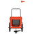 Pet Bike Trailer Orange and Black Oxford Fabric and Iron A949-93942