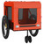 Pet Bike Trailer Orange and Black Oxford Fabric and Iron A949-93942