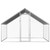 Outdoor Chicken Cage 9'x6.6'x6.3'Galvanized Steel A949-170788