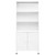  Industrial Bookshelf White 31.5"x12.6"x70.9" Steel A949-339632
