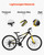 Mountain Bike, 29 inch MTB Bicycle with Full Dual Suspension, 24 Speeds Twist Shifting, Comfort Sad E415-SDZXCLLBDDQBIO7EWV0