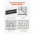 Baseball Batting Cage, 35.0 x 10.5 x 10.2 FT Freestanding Portable Batting Cage, Hitting Cages with E415-FXZTKWTG35YCK22M0001V0