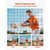 Baseball Batting Cage, 35.0 x 10.5 x 10.2 FT Freestanding Portable Batting Cage, Hitting Cages with E415-FXZTKWTG35YCK22M0001V0