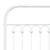  Metal Bed Frame without Mattress with Footboard White 39.4"x78.7 A949-376662