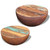  Two Piece Bowl Shaped Coffee Table Set Solid Reclaimed Wood A949-243352