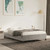  Bed Frame without Mattress Light Gray 53.9"x74.8" Full Velvet A949-347354