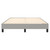  Box Spring Bed Frame Light Gray Queen Fabric (US Only) A949-3120557