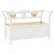  Bench White 42.1"x17.7"x29.7" Solid Wood Fir A949-351774