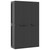  Outdoor Storage Cabinet Black 38.2"x14.6"x65" PP A949-364208