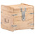  Chest 15.7"x15.7"x15.7" Solid Acacia Wood A949-289648