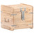  Chest 15.7"x15.7"x15.7" Solid Acacia Wood A949-289648