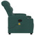  Massage Recliner Chair Dark Green Fabric A949-374162