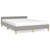  Bed Frame without Mattress Light Gray Queen Fabric A949-347456