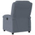  Massage Recliner Chair Dark Gray Velvet A949-371809