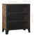  Storage Cabinet Rustic Brown 28.3"x14.2"x32.3" Metal and MDF A949-335911