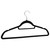  50 pcs Clothes Hanger Set Anti-slip Black Velvet A949-289921
